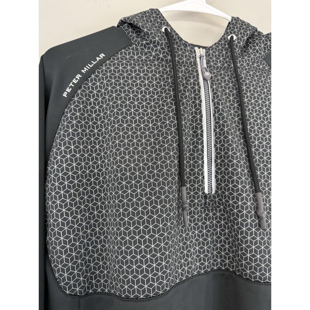 Peter Millar Half Zip Hoodie Men's Large Weld Reflect Hybrid Pullover